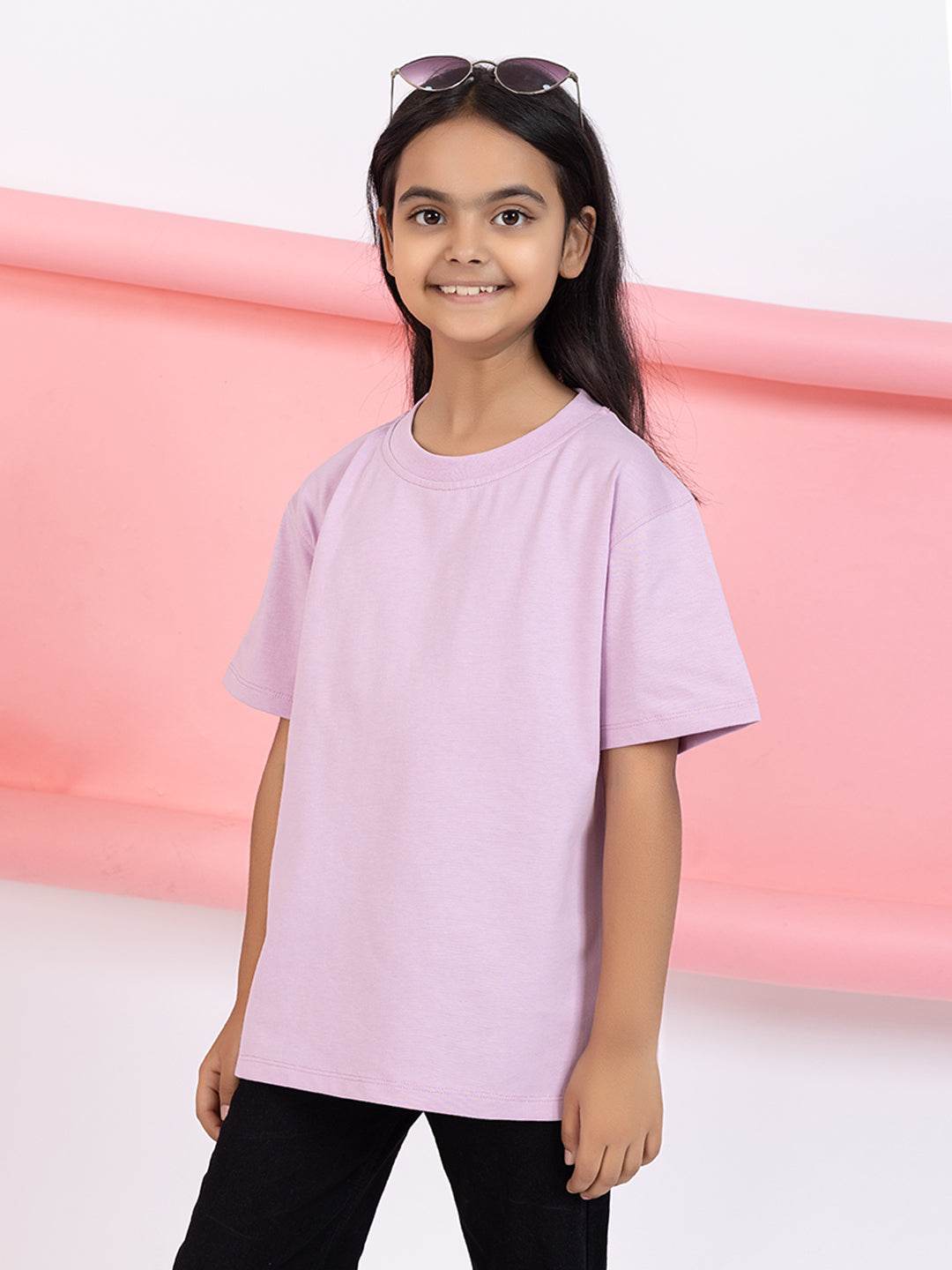 Girls Classic Round Neck T-Shirt - ZEALTH.SHOP
