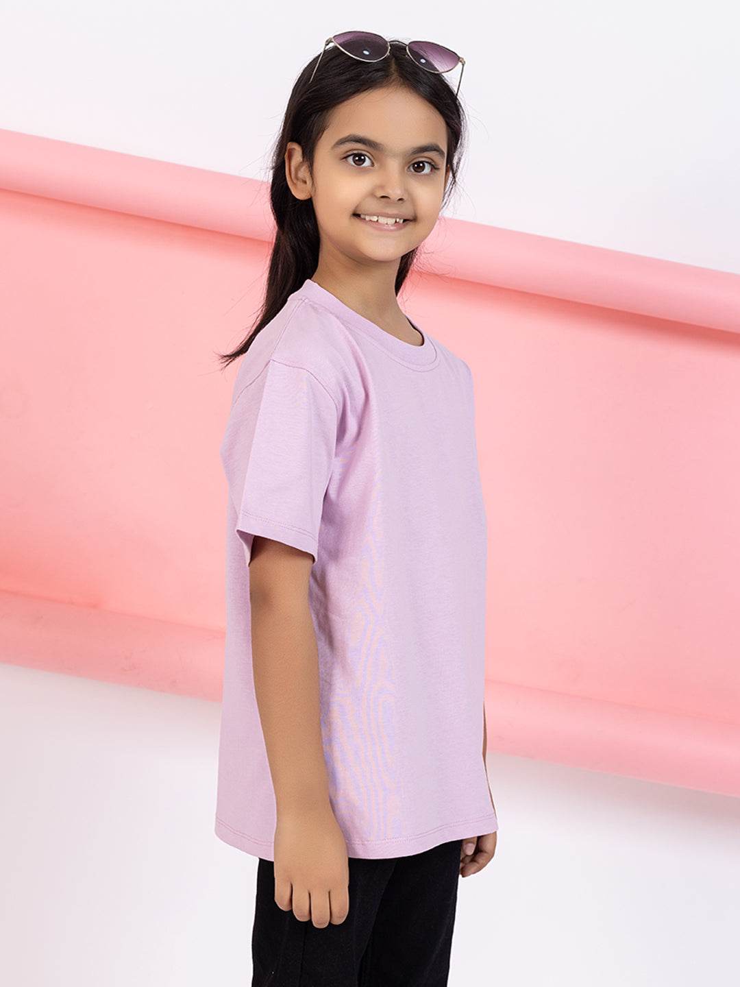 Girls Classic Round Neck T-Shirt - ZEALTH.SHOP