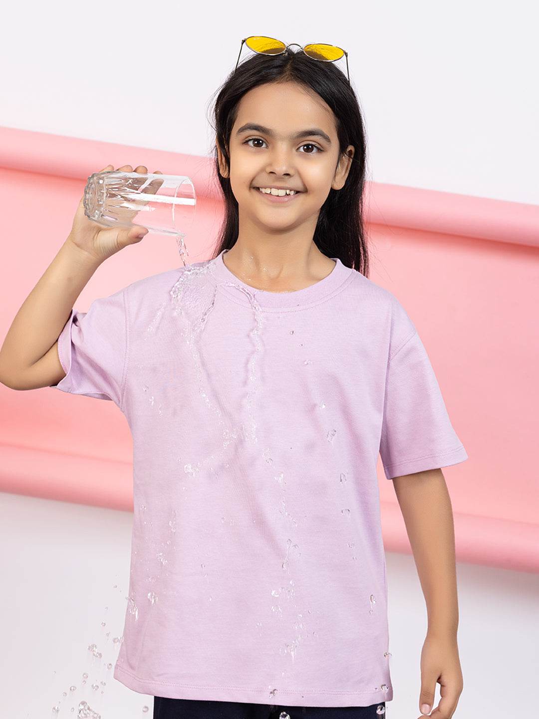 Girls Classic Round Neck T-Shirt - ZEALTH.SHOP