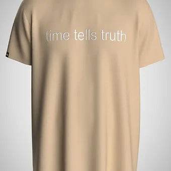 Time Tells Truth - Unisex Oversized Graphic Tee - ZEALTH.SHOP