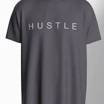 Hustle - Unisex Oversized Graphic Tee - ZEALTH.SHOP