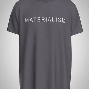 Materialism - Unisex Oversized Graphic Tee - ZEALTH.SHOP