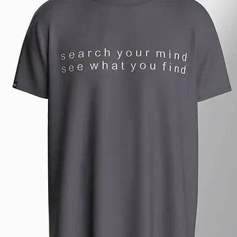 Search Your Mind See What You Find - Unisex Oversized Graphic Tee - ZEALTH.SHOP