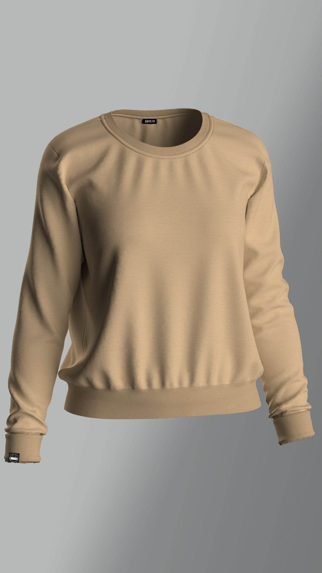 Women Crew Neck Sweatshirt - ZEALTH.SHOP