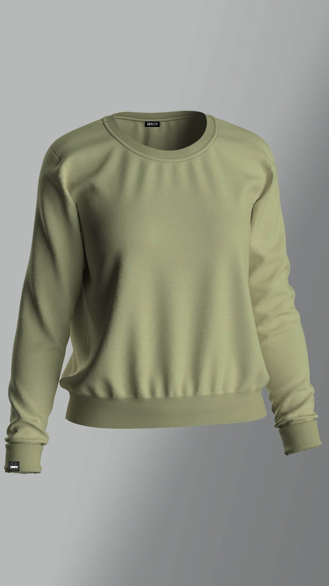 Women Crew Neck Sweatshirt - ZEALTH.SHOP