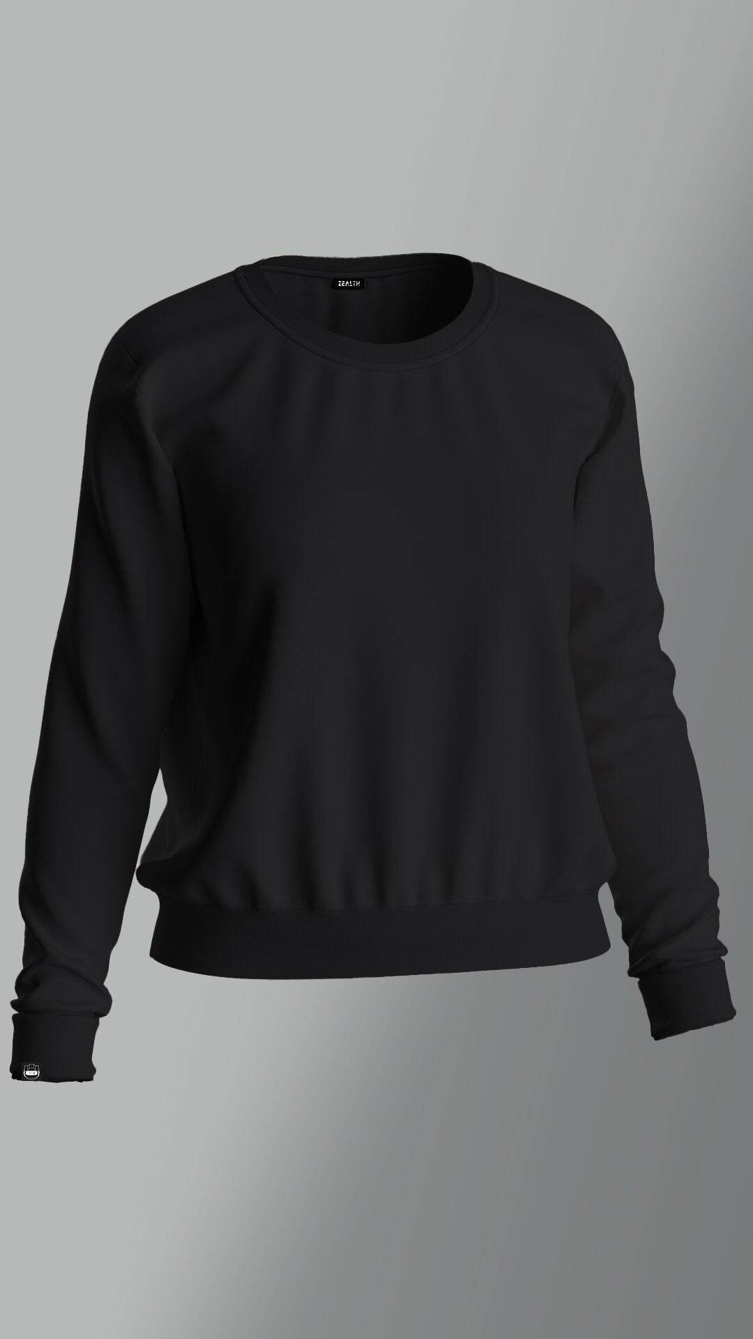 Women Crew Neck Sweatshirt - ZEALTH.SHOP