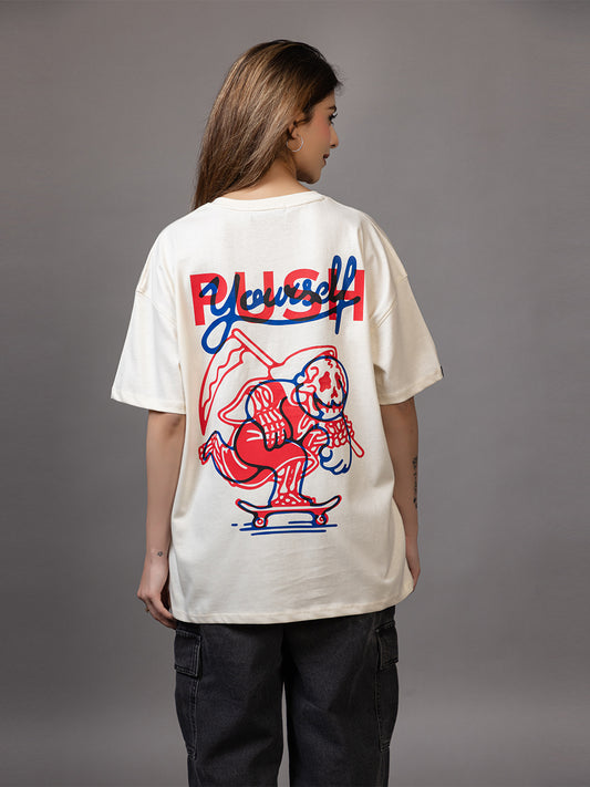 Don't Quit - Unisex Oversized Graphic Tee