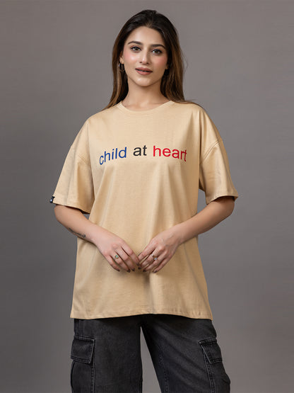 Child At Heart - Unisex Oversized Graphic Tee