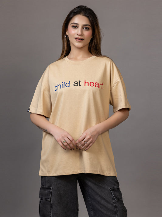 Child At Heart - Unisex Oversized Graphic Tee