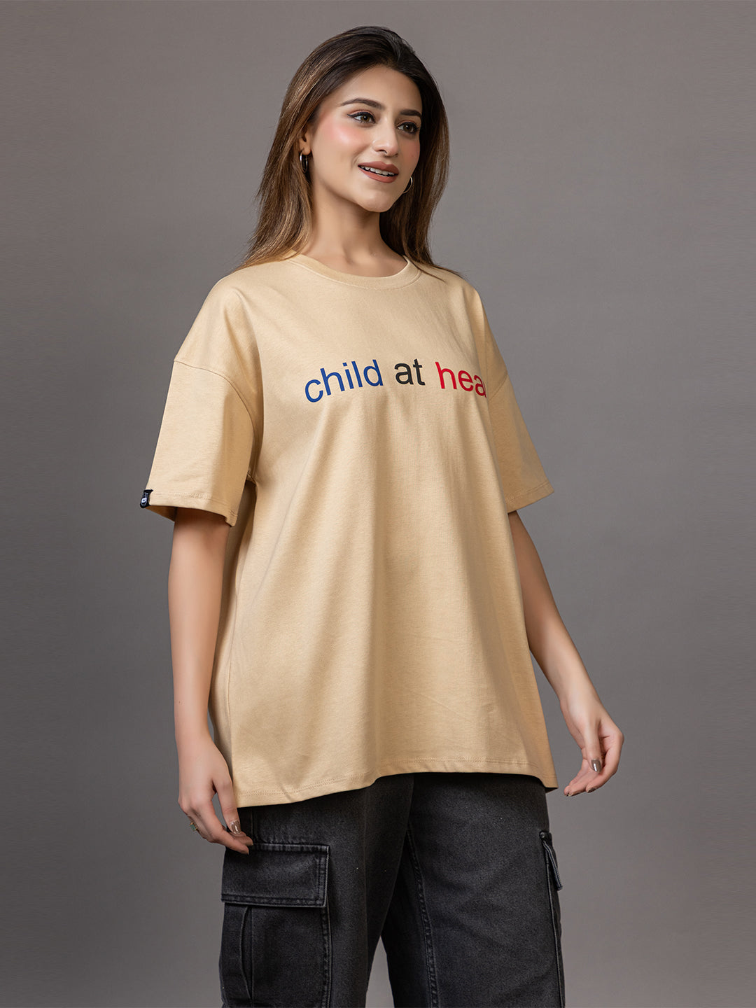 Child At Heart - Unisex Oversized Graphic Tee