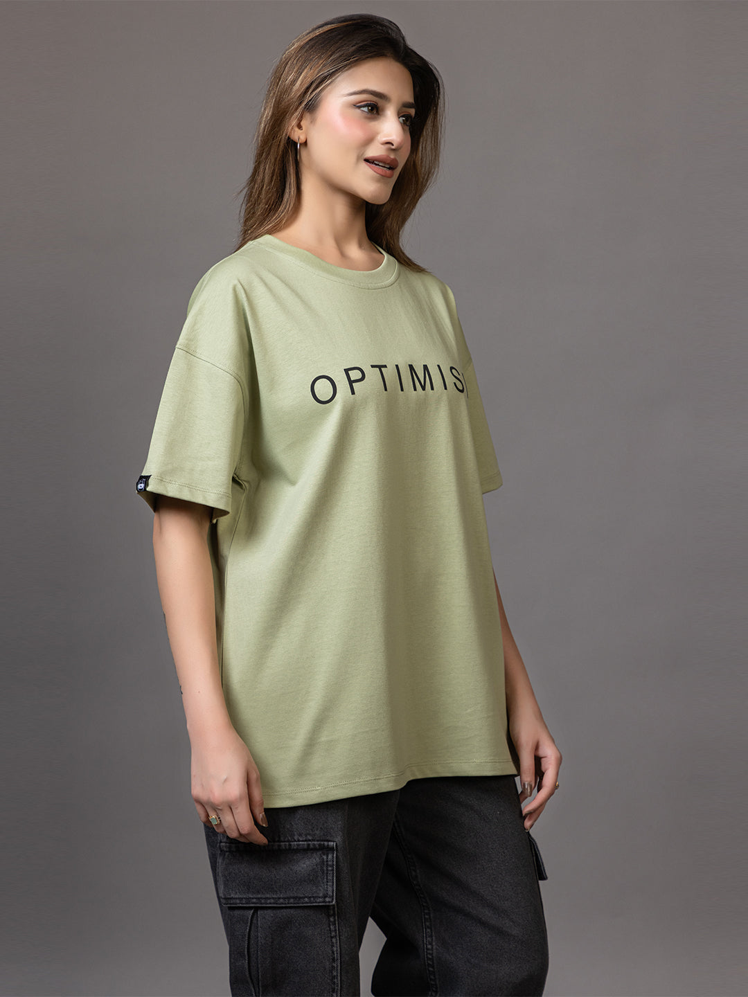 Optimism - Unisex Oversized Graphic Tee