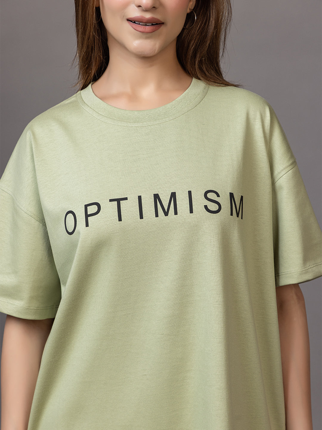 Optimism - Unisex Oversized Graphic Tee