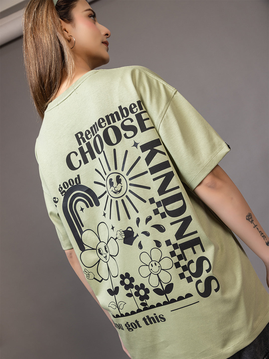 Optimism - Unisex Oversized Graphic Tee
