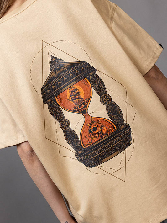 Time Tells Truth - Unisex Oversized Graphic Tee - ZEALTH.SHOP