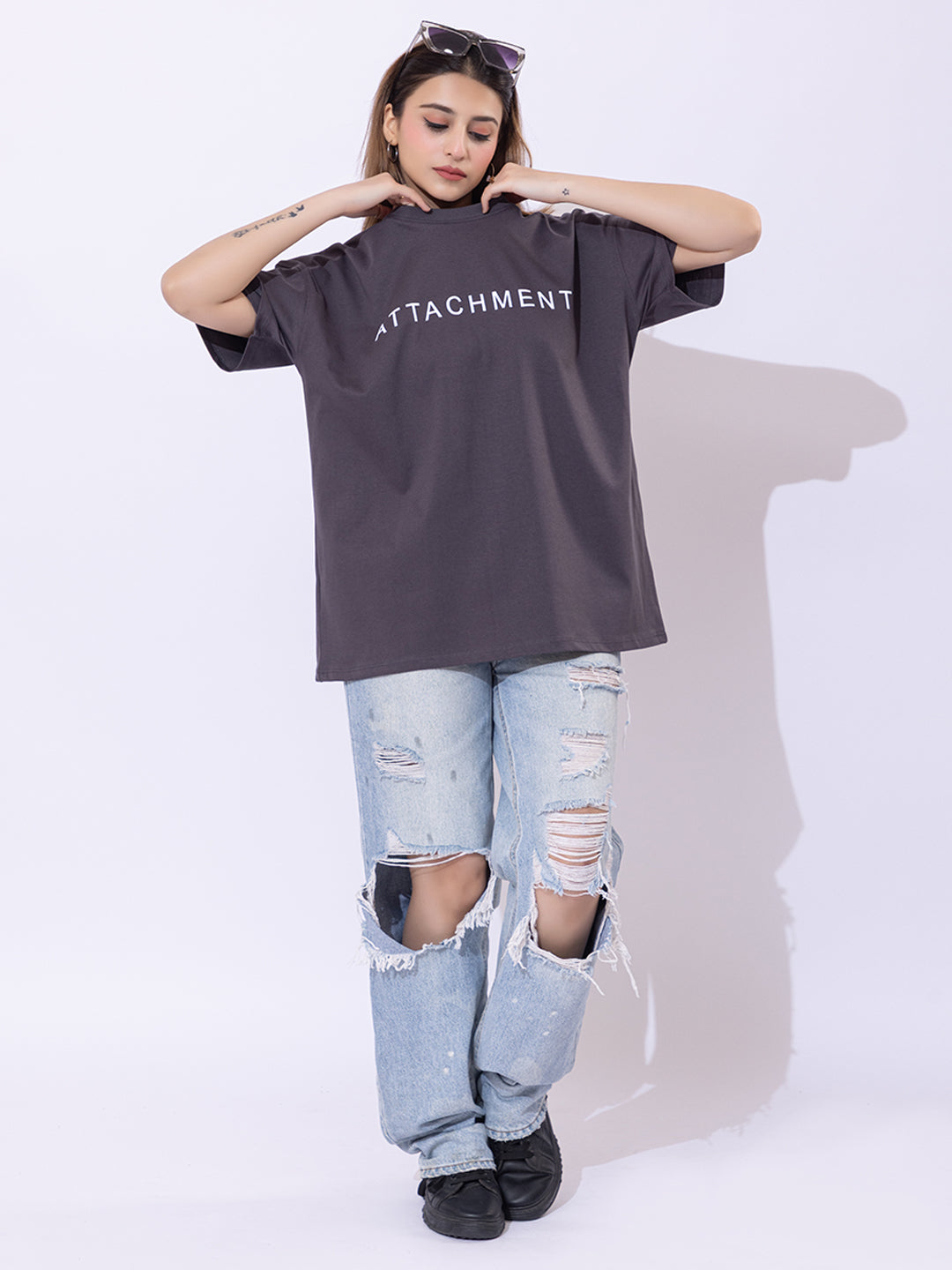 Attachment - Unisex Oversized Graphic Tee