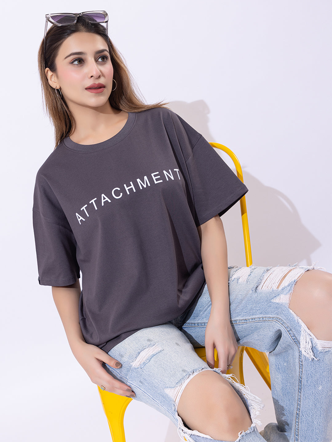 Attachment - Unisex Oversized Graphic Tee