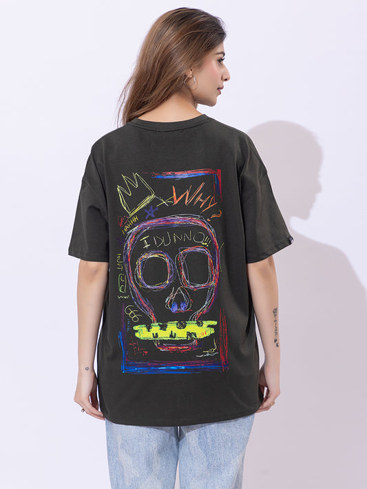Socially Awkward - Unisex Oversized Graphic Tee