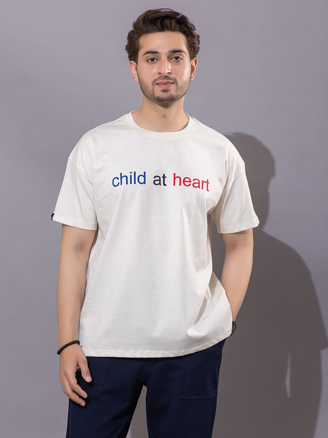 Child At Heart - Unisex Oversized Graphic Tee
