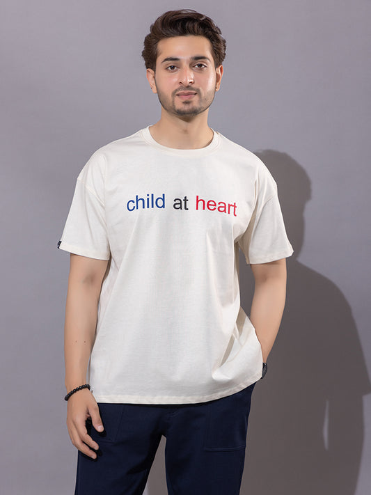 Child At Heart - Unisex Oversized Graphic Tee
