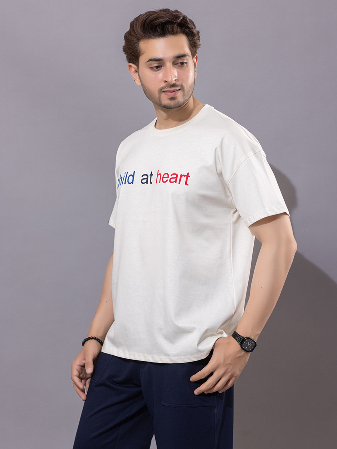 Child At Heart - Unisex Oversized Graphic Tee