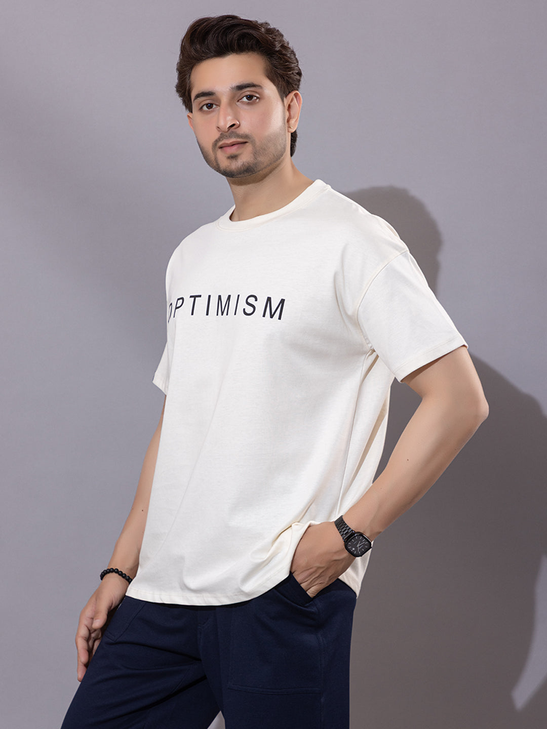 Optimism - Unisex Oversized Graphic Tee