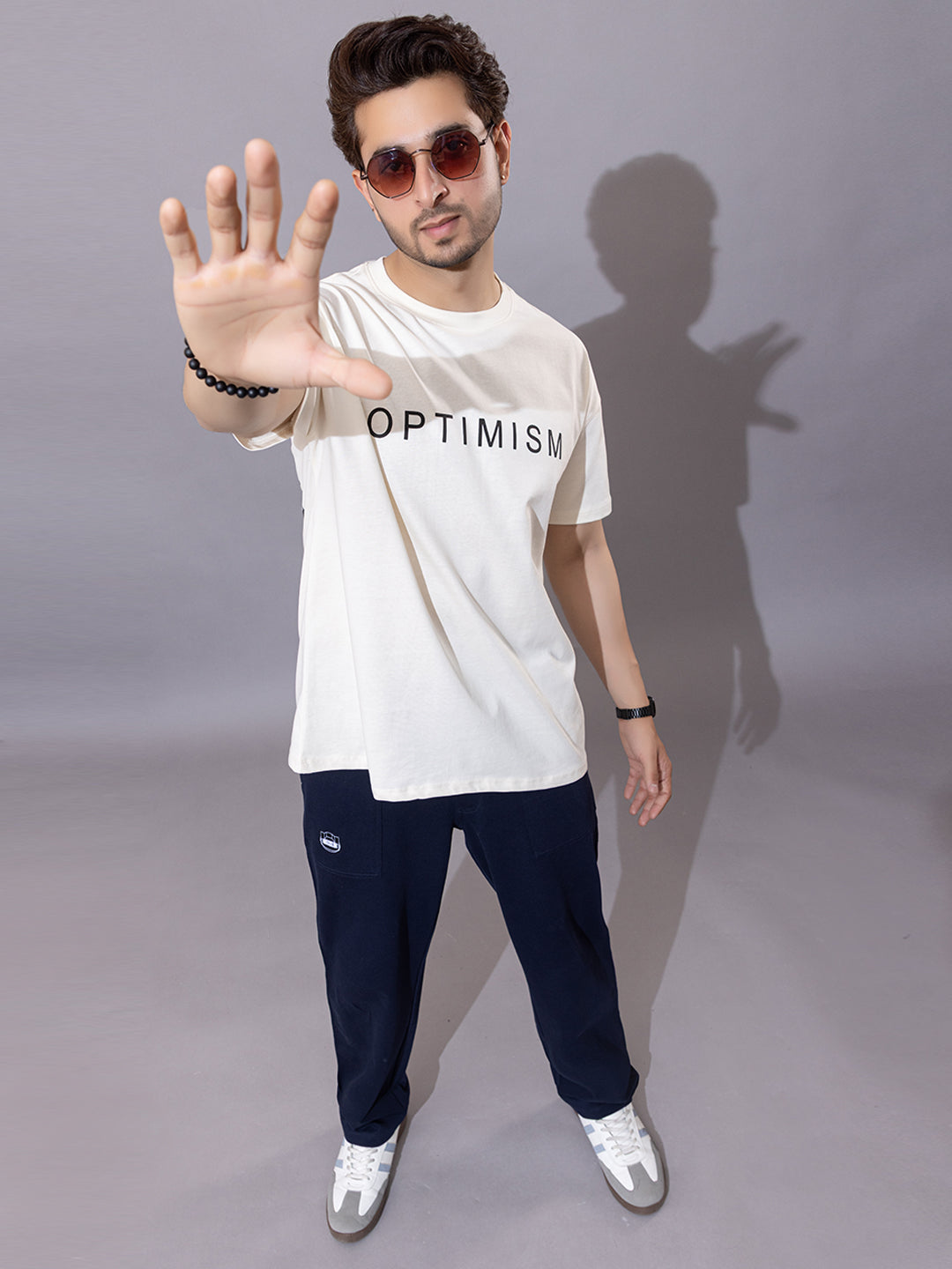 Optimism - Unisex Oversized Graphic Tee