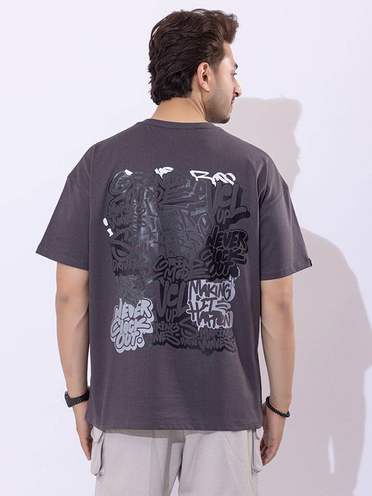 Hustle - Unisex Oversized Graphic Tee - ZEALTH.SHOP