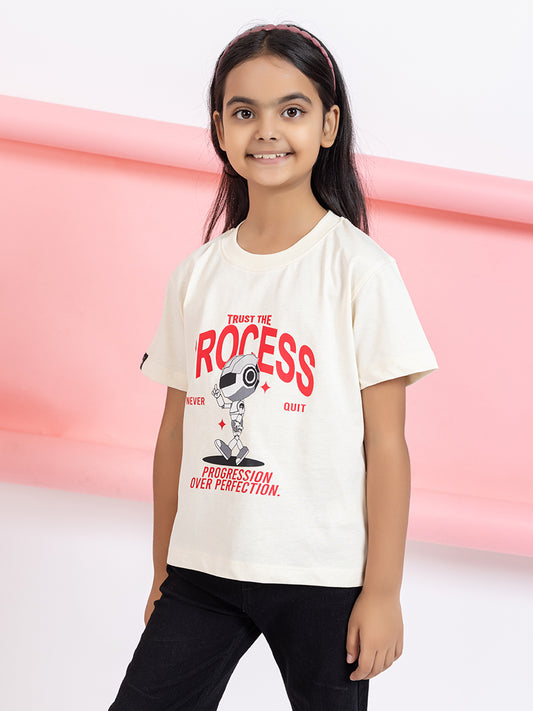 Trust The Process Girls T-Shirt Graphic