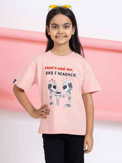 Dad's Headache Girls T-Shirt Graphic