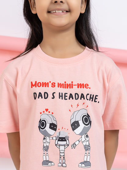 Dad's Headache Girls T-Shirt Graphic