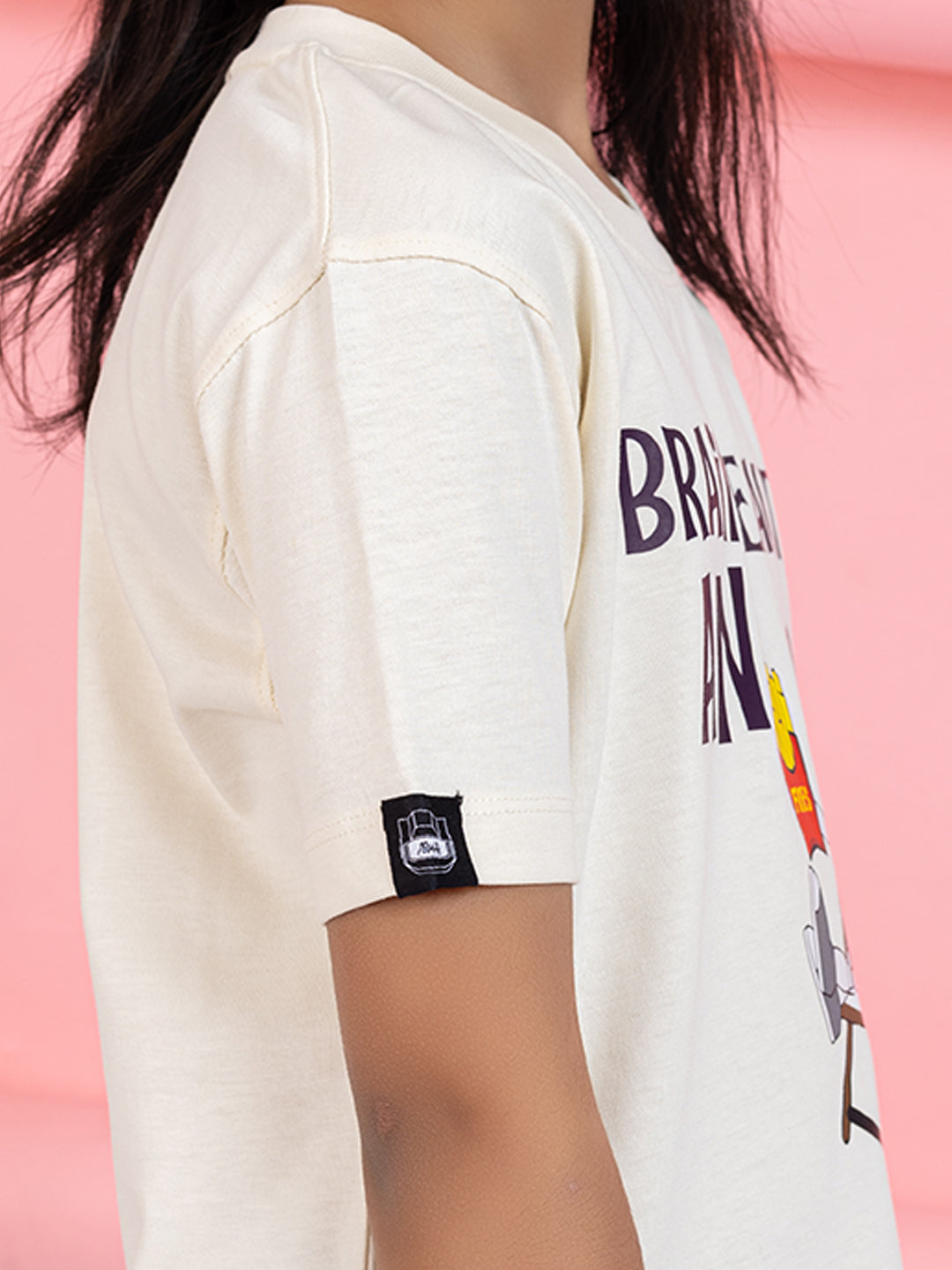 Brains, Beauty And Fries Girls T-Shirt Graphic