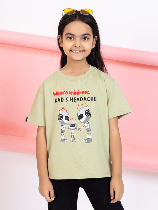 Dad's Headache Girls T-Shirt Graphic