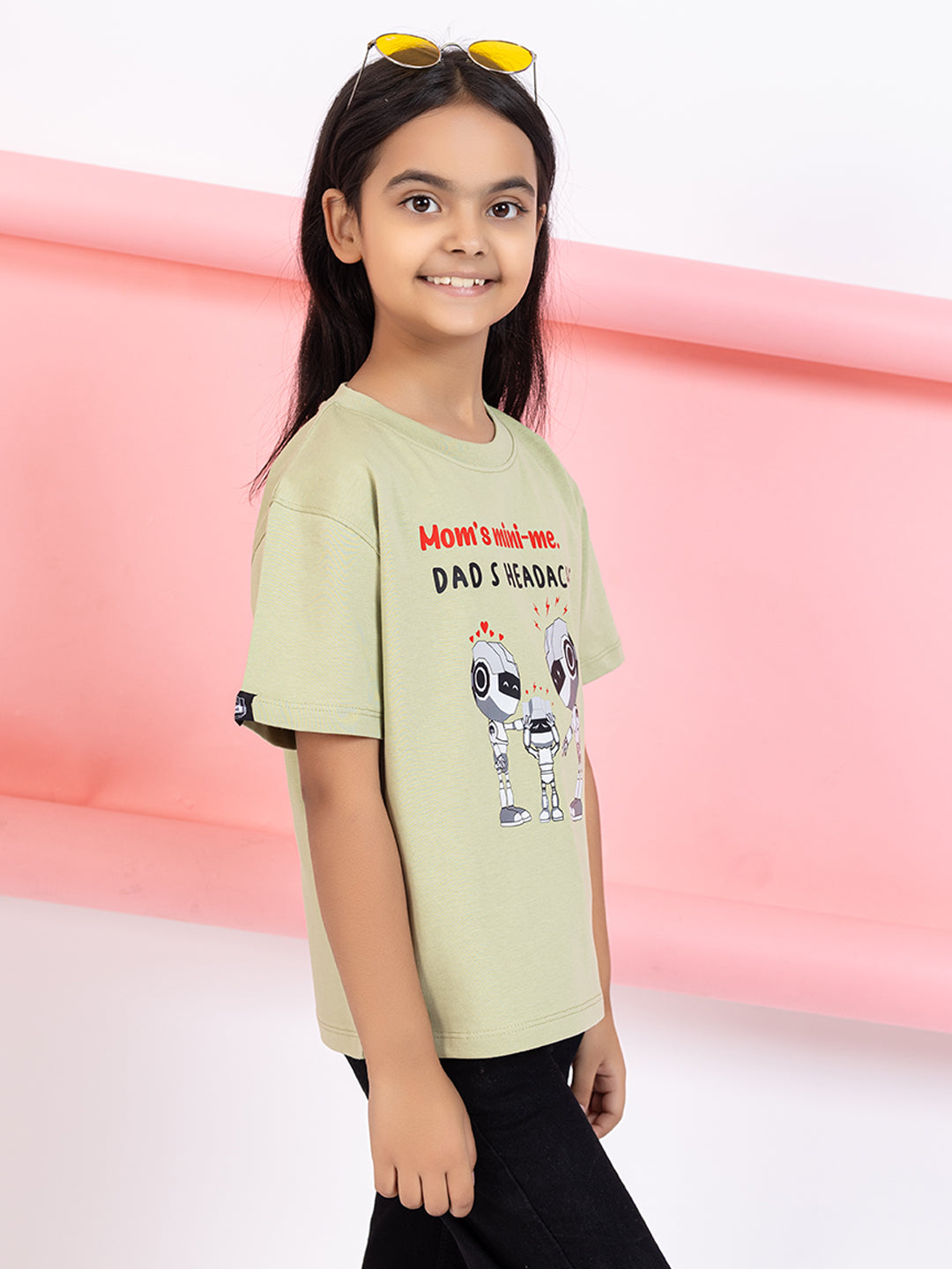 Dad's Headache Girls T-Shirt Graphic
