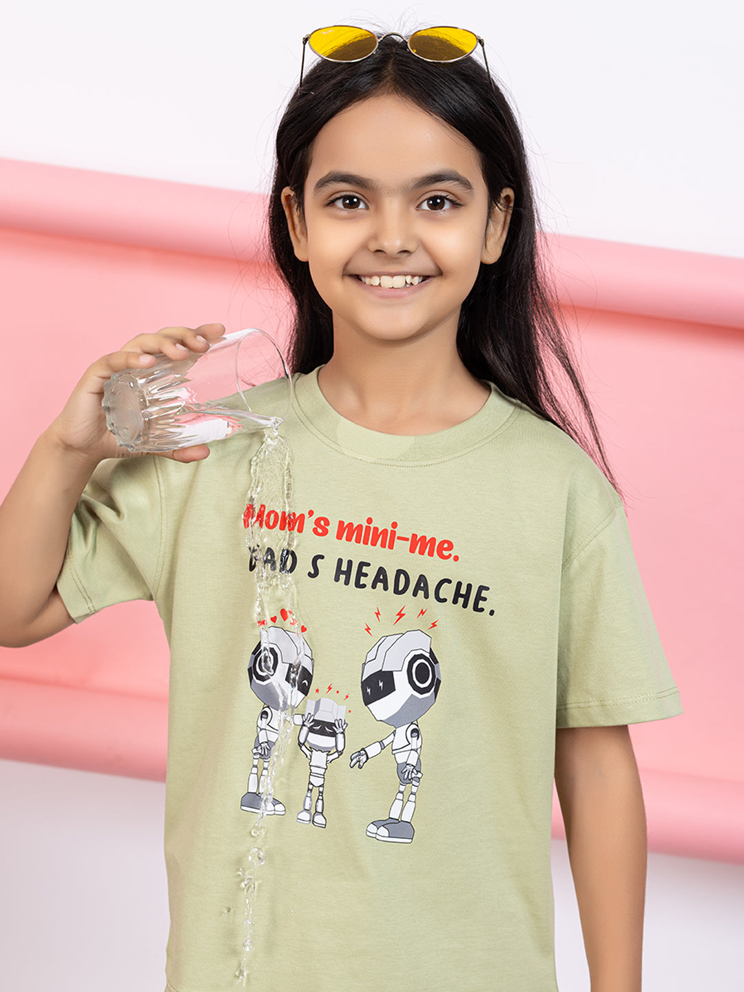 Dad's Headache Girls T-Shirt Graphic