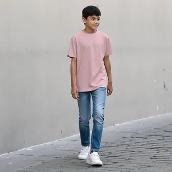 Boys Classic Round Neck T-Shirt