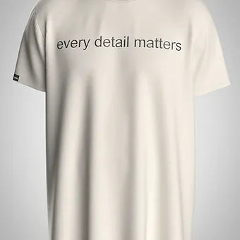 Every Detail Matters - Unisex Oversized Graphic Tee