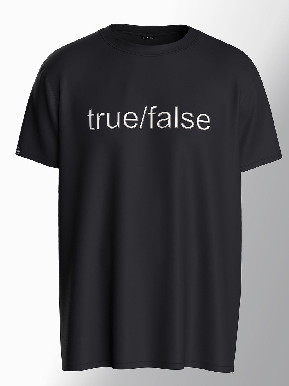 True/False Unisex Oversize Graphic Tees