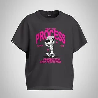 Trust The Process Girls T-Shirt Graphic