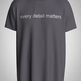 Every Detail Matters - Unisex Oversized Graphic Tee