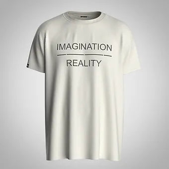 Imagination Reality - Unisex Oversized Graphic Tee